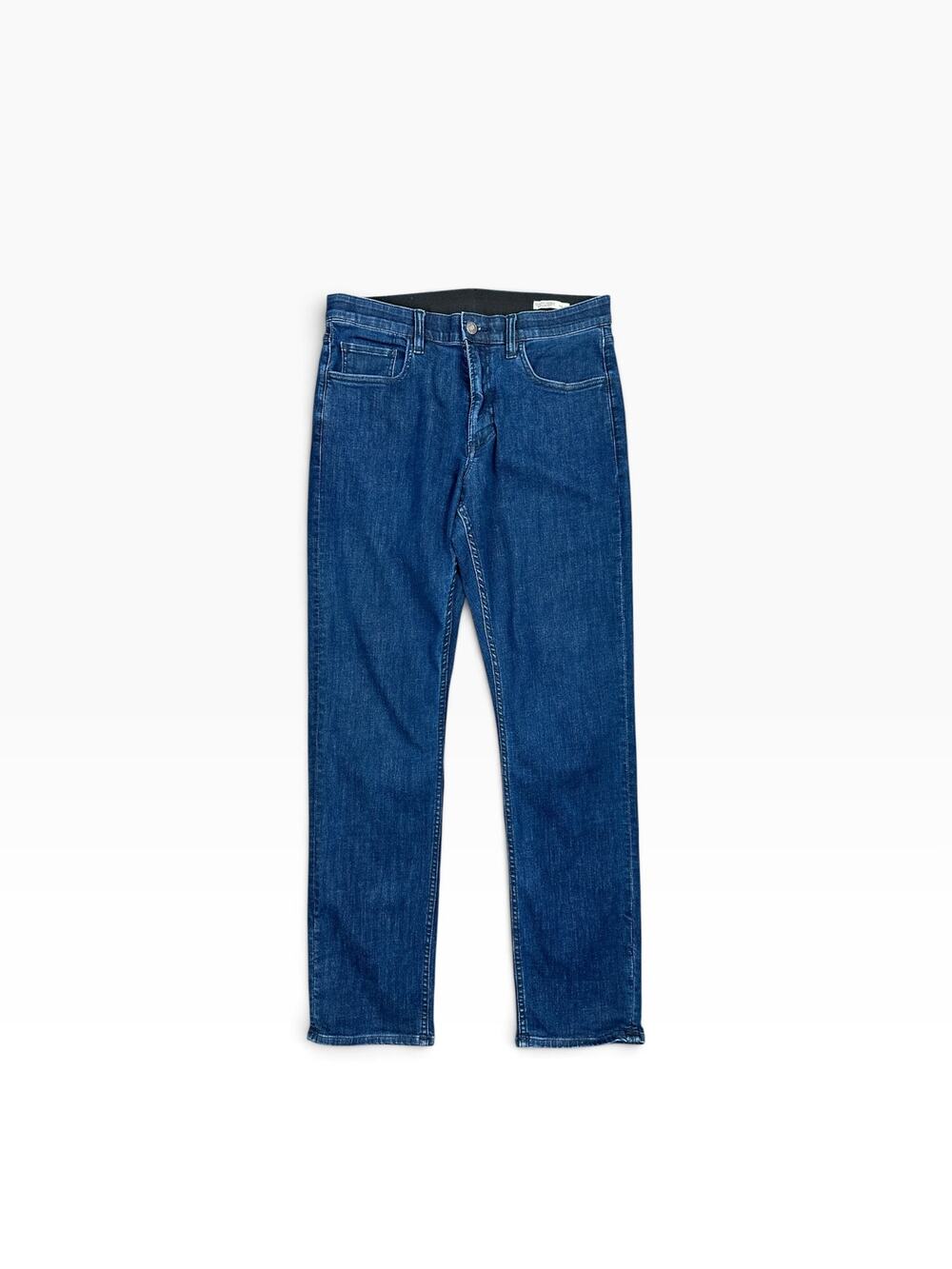 Faherty Reserve 5 Pocket Movement Denim Jeans Blue — Size 32x32